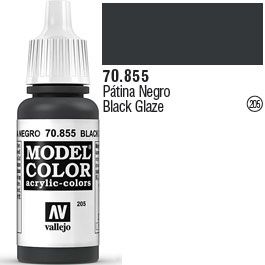 Vallejo Model Color acrylic paint - 70.855 black glaze