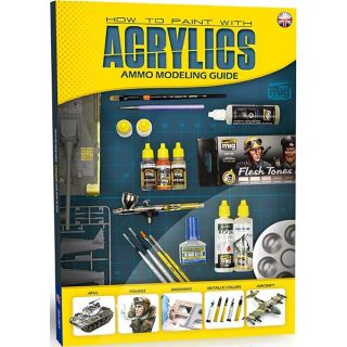How to paint with acrylics - AMMO modeling guide (english) [AMMO by Mig Jimenez]