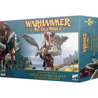 The Old World: Kingdom Of Bretonia: Battle Standard Bearer On Royal Pegasus