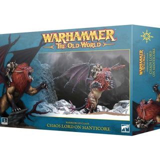 The Old World: Warriors Of Chaos: Chaos Lord On Manticore