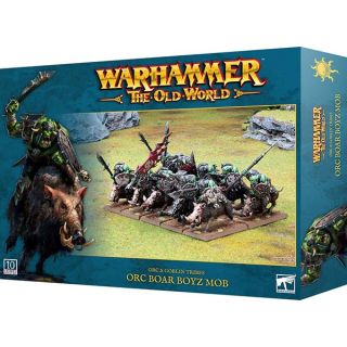 The Old World: Orc & Goblin Tribes: Orc Boar Boyz Mob
