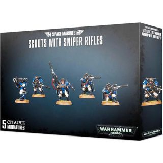 Space Marines Scouts With Sniper Rifles