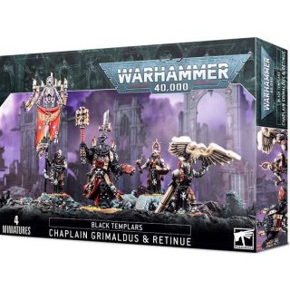 Black Templars Chaplain Grimaldus & Retinue