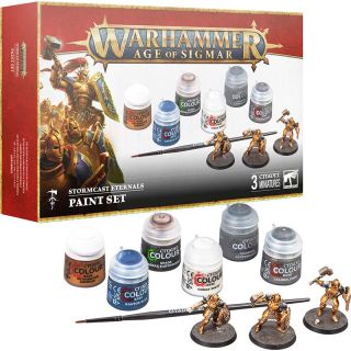Age Of Sigmar: Stormcast Eternals + Paint Set