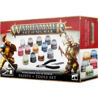 Age Of Sigmar: Paints + Tools Set