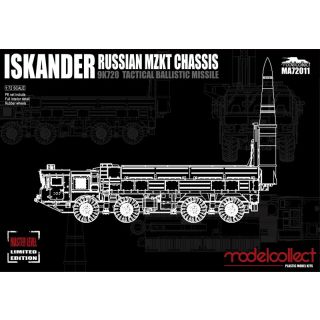 Russian 9K720 Iskander-M Tactical Ballistic Missile MZKT Chassis 1/72 [ModelCollect]