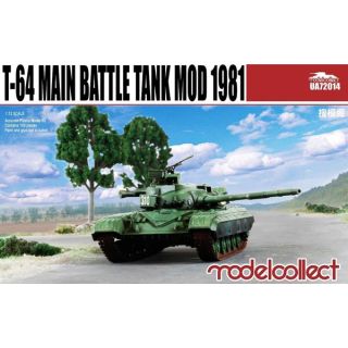 T-64 Main Battle Tank mod 1981 1/72 [ModelCollect]