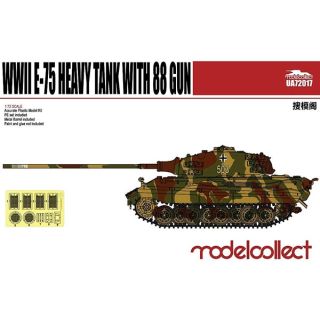 WWII E-75 Heavy Tank with 88mm gun 1/72 [ModelCollect]