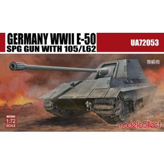 Germany WWII E-50 SPG Gun with 105/L62 1/72 [ModelCollect]
