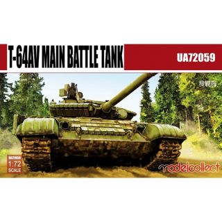 T-64AV Main Battle Tank 1/72 [ModelCollect]