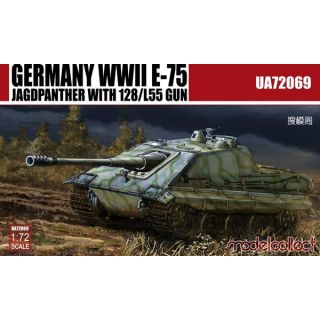 Germany WWII E-75 Jagdpanzer with 128/L55 Gun 1/72 [ModelCollect]
