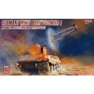 Germany WWII Rheintochter 1 Movable Missile Launcher with E75 Body 1/72 [ModelCollect]