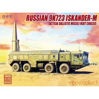 Russian 9K723 Iskander-M Tactical Ballistic Missile MZKT Chassis 1/72 [ModelCollect]