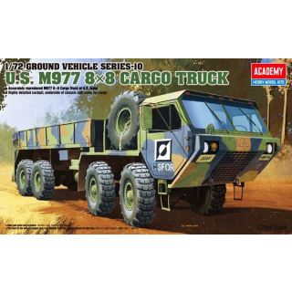 Ground Vehicle Series 10: U.S. M977 8x8 Cargo Truck 1/72 [Academy]