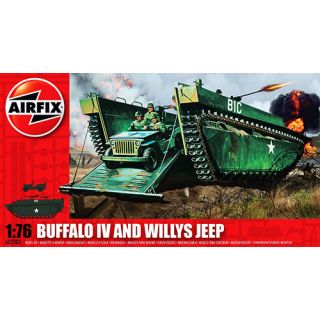 Buffalo IV and Willys Jeep 1/76 [Airfix]