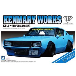 Libertywalk Kenmary Works LB-Works Nisan Skyline C110 2Dr 2014 Ver. 1/24 (Liberty Walk #6) [Aoshima]