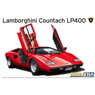 Lamborghini Countach LP400 1/24 (Super Car Series #18) [Aoshima]