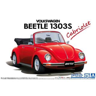 Volkswagen 15ADK Beetle 1303S Cabriolet 1975 1/24 (Model Car #75) [Aoshima]