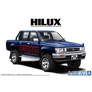 Toyota LN107 Hilux Pickup Double Cab 4WD '94 1/24 (Model Car #20) [Aoshima]