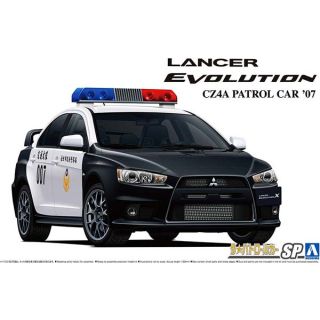 Mitsubishi CZ4A Lancer Evolution X Patrol Car '07 1/24 [Aoshima]