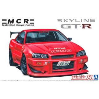 Nissan MCR BNR34 Skyline GT-R '02 1/24 (71) [Aoshima]