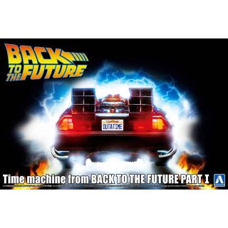 Time machine from Back to the Future part I 1/24 (#BT-01) [Aoshima]