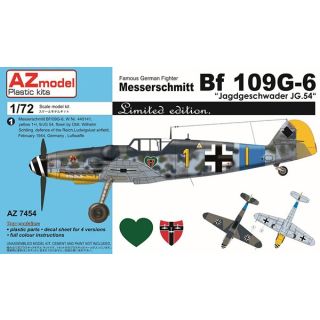 Messerschmitt Bf 109G-6 "Jagdgeschwader JG.54" Limited Edition 1/72 [AZmodel]