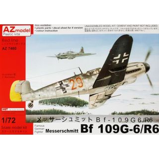 Famous German Fighter Messerschmitt BF 109G-6/R6 1/72 [AZmodel]