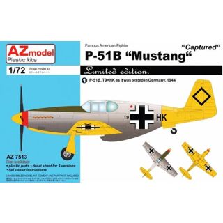 P-51B Mustang "Captured" 1/72 [AZmodel]