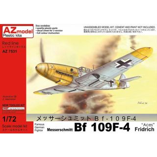 Messerschmitt BF 109F-4/Z Fridrich "Aces" 1/72 [AZmodel]