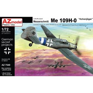 Messerschmitt BF 109H-0 "Höhenjäger" 1/72 [AZmodel]