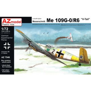 Messerschmitt Me 109G-0/R6 "V-Tail" 1/72 [AZmodel]