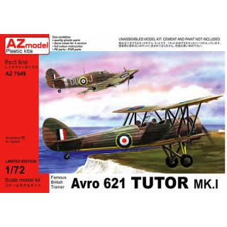 Famous British Trainer Avro 621 TUTOR MK.I (Limited Edition) 1/72 [AZmodel]