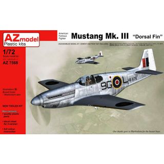 American Famous Fighter Mustang Mk.III "Dorsal fin" 1/72 [AZmodel]