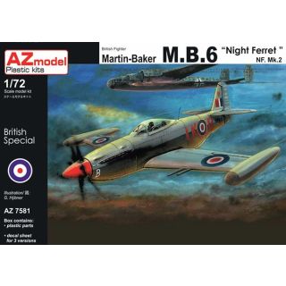 Martin Baker MB.6 "Night Ferret" 1/72 [AZmodel]