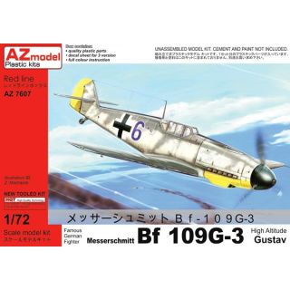 Famous German Fighter Messerschmitt Bf 109G-3 "High Altitude Gustav" 1/72 [AZmodel]