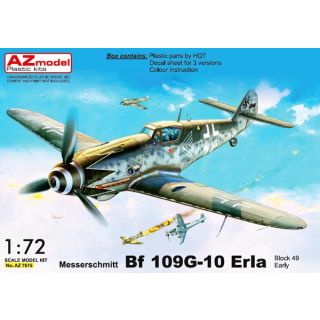 Messerschmitt Bf 109G-10 ERLA Block 49 Early 1/72 [AZmodel]