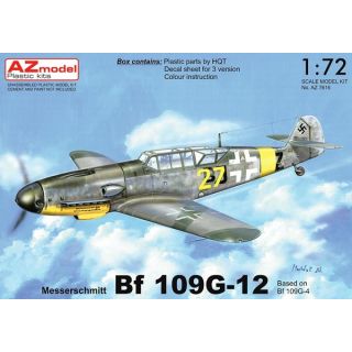 Messerschmitt Bf 109G-12 Based on Bf 109G-4 1/72 [AZmodel]