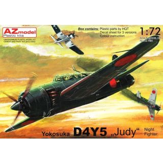 Japanese Project Night Fighter Yokosuka D4Y5 "Judy" Night Fighter 1/72 [AZmodel]