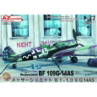 Famous German Fighter Messerschmitt Bf 109G-14AS "Reich Defence" (reed 2020) 1/72 [AZmodel]
