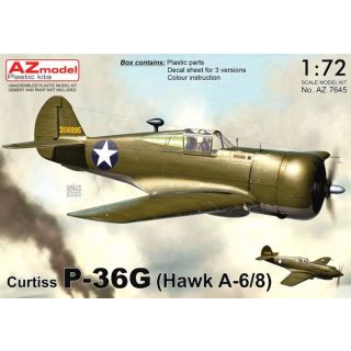Curtiss P-36G (Hawk A-6/8) 1/72 [AZmodel]
