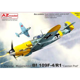 Messerschmitt Bf 109F-4/R1 "Cannon Pod" 1/72 [AZmodel]