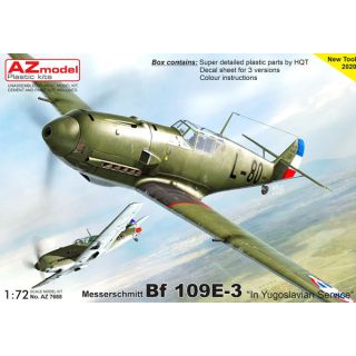Messerschmitt Bf 109E-3 "In Yugoslavian Service" 1/72 [AZmodel]
