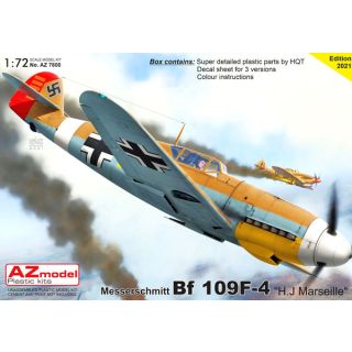 Messerschmitt Bf 109F-4 "H.J Marseille" 1/72 [AZmodel]