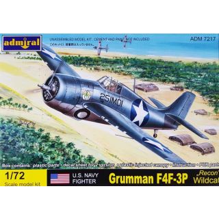 U.S. Navy Fighter Grumman F4F-3P Wildcat "Recon" 1/72 [AZmodel]