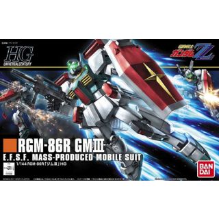 RGM-86R GM III E.F.S.F. Mass-Produced Mobile Suit 1/144 [Bandai HGUC Gundam #126]