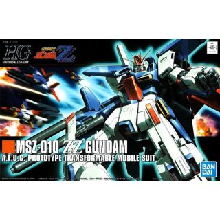 MSZ-010 ZZ Gundam A.E.U.G. Prototype Transformable Mobil Suit 1/144 [Bandai HGUC Gundam #111]