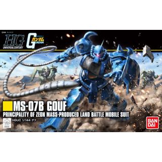 MS-07B Gouf Principality Of Zeon Mass-Produced Land Battle Mobile Suit 1/144 [Bandai HGUC Gundam #196]