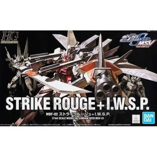 Strike Rouge + I.W.S.P. MBF-02 1/144 [Bandai HGSeed Gundam #01]