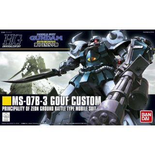 MS-07B-3 Gouf Custom Principality of Zeon Ground Battle Type Mobile Suit 1/144 [Bandai HGUC Gundam #117]